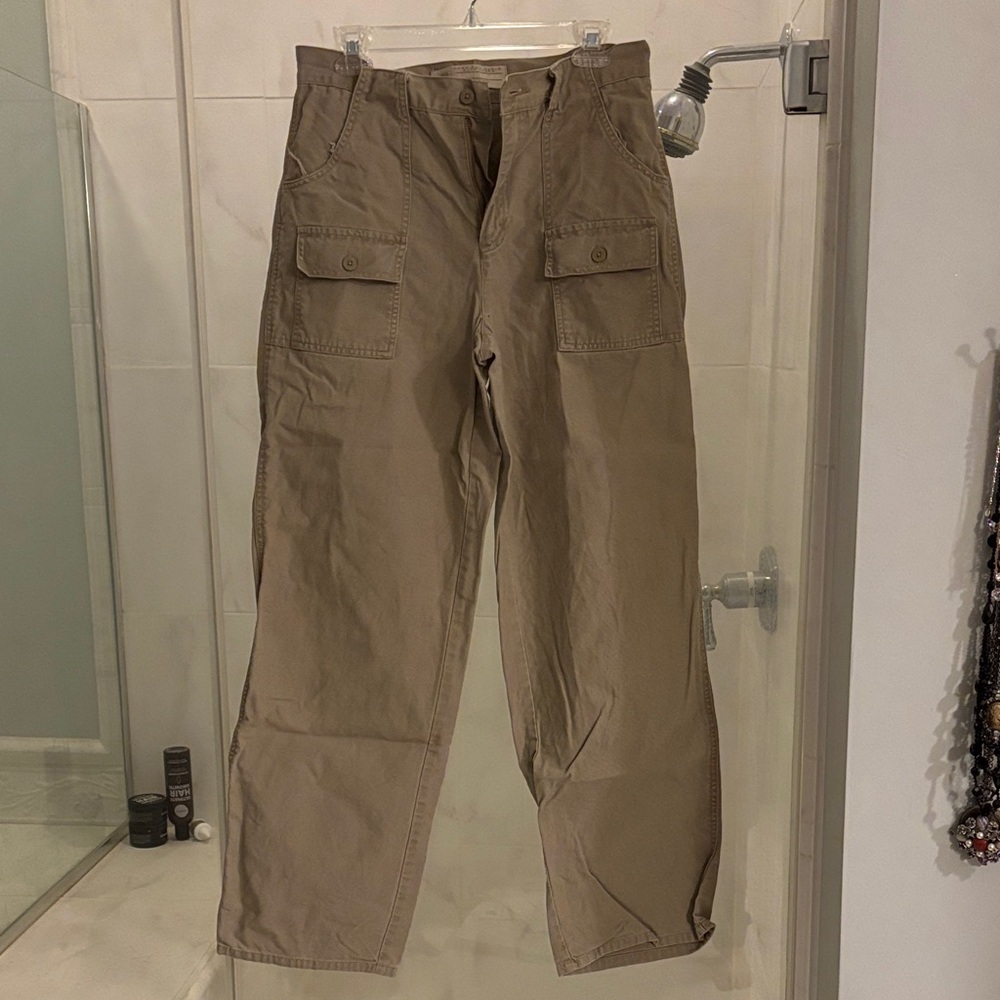 American Eagle Outfitters Women’s Brown Cargo Pants 8